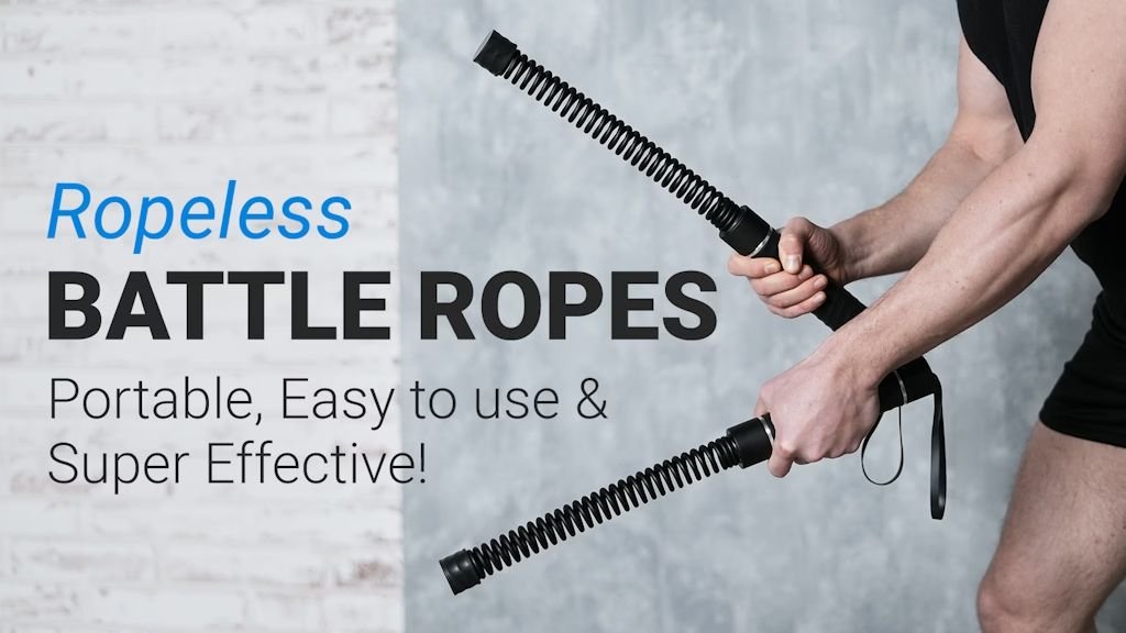 1. Kickstarter - Ropeless Battle Ropes—Portable, Easy to use, Super Effective