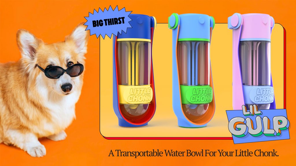 5. Kickstarter - The Lil Gulp - The Ultimate Doggy Water Bottle