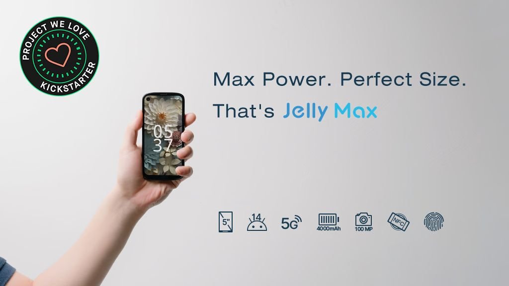 Jelly Max, The Smallest 5G Smartphone