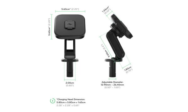 Motorcycle Phone Mounts with Ripping Fast Qi2 Charging-3