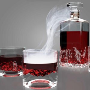 American Peaks Crystal Whiskey Set