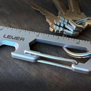 CLiP KT - Carabiner Keychain Tool & Key Hang by Lever Gear