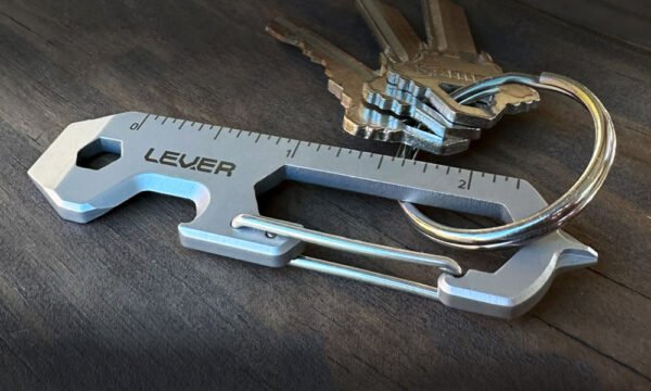 CLiP KT - Carabiner Keychain Tool & Key Hang by Lever Gear