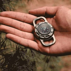 Outdoor Adventure-Sports Essentials-Titanium 2-in-1 Compass