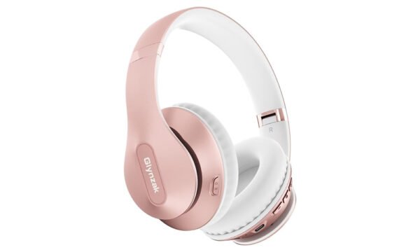 Glynzak Wireless Bluetooth Headphones Over Ear 65H Playtime HiFi Stereo Headset