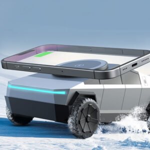 CyberDock - Cybertruck-like 3-in-1 Wireless Charging Station