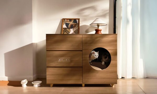 Discover FuriHome's Self-Cleaning Litter Box Furniture