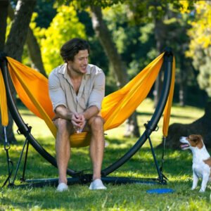 anymaka Portable Swing Chair - Set Up in 3s, Unwind All Day