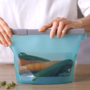 DeliOne Duo Lock Pro - Sustainable Silicone Food Bag
