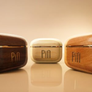 The PIN – Luxury Wooden Earbuds with Built-in AI Translation
