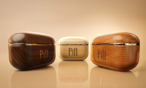 The PIN – Luxury Wooden Earbuds with Built-in AI Translation