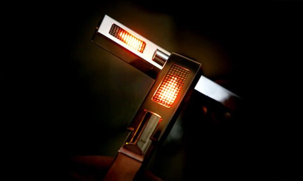 Armor-Clad Flame - A Cyberpunk Digital Candle You Can Blow Out