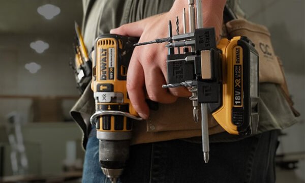 BitStack - Stackable Bit Holder Right on Your Drill