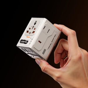 Arsmel 100W Travel Adapter with Voltage Indicator