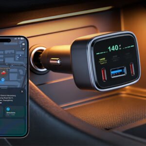 Greatix - 170W Fast Car Charger with Apple & Android Tracking