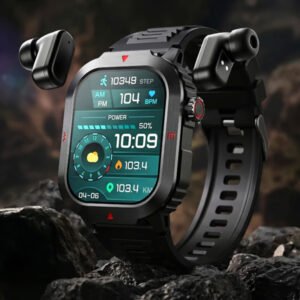 WristBuds - Rugged 2-in-1 Smartwatch with ENC Earbuds Inside