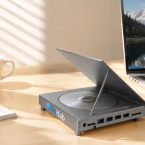 BluHub 9-in-1 Blu-ray Hub for Memories, Ports & Storage
