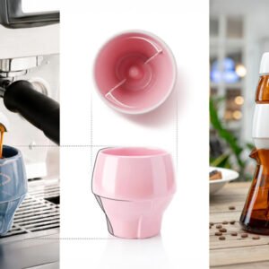 Avensi Wave Porcelain - Flavor & Aroma Enhancing Coffee Cups