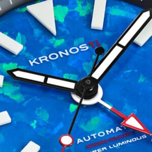 KRONOSTI STRATA GMT – Titanium Natural Stone Dial Watch